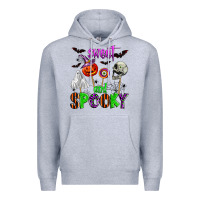 Heather Grey sweet and spooky Premium Hoodie - Zillion Design Studio