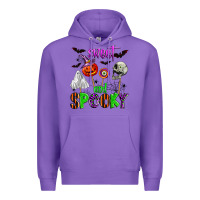 Purple sweet and spooky Premium Hoodie - Zillion Design Studio