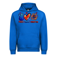 Cobalt peace love america Urban Hoodie - Zillion Design Studio