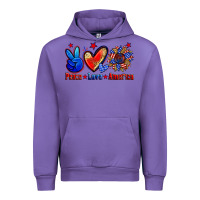 Tulip peace love america Urban Hoodie - Zillion Design Studio