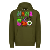 Army Green mama is my boo Premium Hoodie - Zillion Design Studio