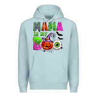 Blue Mist mama is my boo Premium Hoodie - Zillion Design Studio