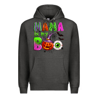Charcoal Heather mama is my boo Premium Hoodie - Zillion Design Studio