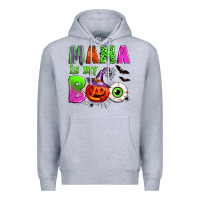 Heather Grey mama is my boo Premium Hoodie - Zillion Design Studio