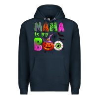 Navy mama is my boo Premium Hoodie - Zillion Design Studio