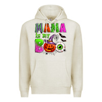 Oatmeal Heather mama is my boo Premium Hoodie - Zillion Design Studio