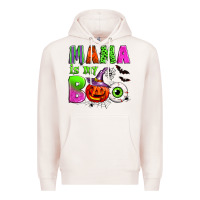 Pale Pink mama is my boo Premium Hoodie - Zillion Design Studio