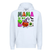 White mama is my boo Premium Hoodie - Zillion Design Studio
