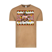 Vintage Camel Stacked Christmas Farm Vintage Tee - Artiststas