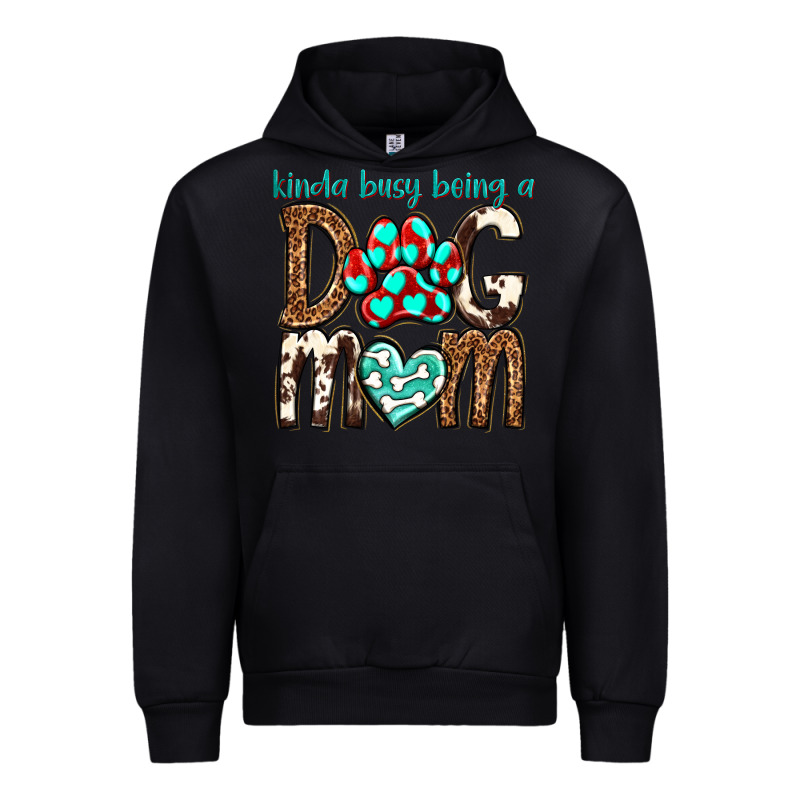 Kinda Busy Being A Dog Mom Urban Hoodie by texasbilliewilder | Teevron