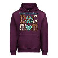 Mauve Wine kinda busy being a dog mom Urban Hoodie - texasbilliewilder