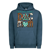 Pigment Midnight Navy kinda busy being a dog mom Urban Hoodie - texasbilliewilder