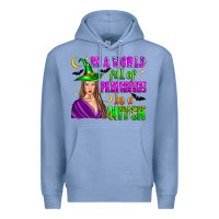 Colony Blue in a world full of princesses be a witch Premium Hoodie - Zillion Design Studio