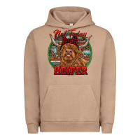 Pigment Burro Highland Heifer Christmas Urban Hoodie - RanaPortraitStore