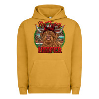 Pigment Peanut Butter Highland Heifer Christmas Urban Hoodie - RanaPortraitStore