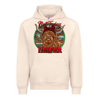 Sandshell Highland Heifer Christmas Urban Hoodie - RanaPortraitStore