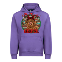 Tulip Highland Heifer Christmas Urban Hoodie - RanaPortraitStore