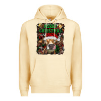 Pina Colada merry christmas heifer with cowbells Premium Hoodie - RanaPortraitStore