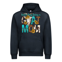 Navy kinda busy being a goat mom Urban Hoodie - texasbilliewilder