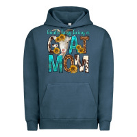 Pigment Midnight Navy kinda busy being a goat mom Urban Hoodie - texasbilliewilder
