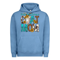 Pigment Pebble Blue kinda busy being a goat mom Urban Hoodie - texasbilliewilder