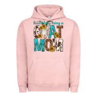 Pigment Salmon kinda busy being a goat mom Urban Hoodie - texasbilliewilder