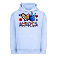 Pigment Grape Ice peace love america Urban Hoodie - Zillion Design Studio