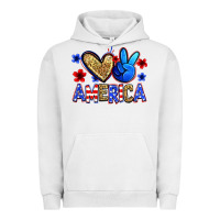 Pigment Lunar Rock peace love america Urban Hoodie - Zillion Design Studio