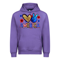 Tulip peace love america Urban Hoodie - Zillion Design Studio