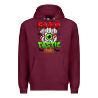 Burgundy fang tastic dude Premium Hoodie - Zillion Design Studio