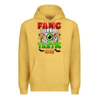 Antique Gold fang tastic dude Premium Hoodie - Zillion Design Studio