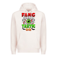 Pale Pink fang tastic dude Premium Hoodie - Zillion Design Studio