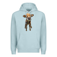 Blue Mist heifer cow Premium Hoodie - RanaPortraitStore