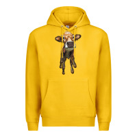 Lemon heifer cow Premium Hoodie - RanaPortraitStore
