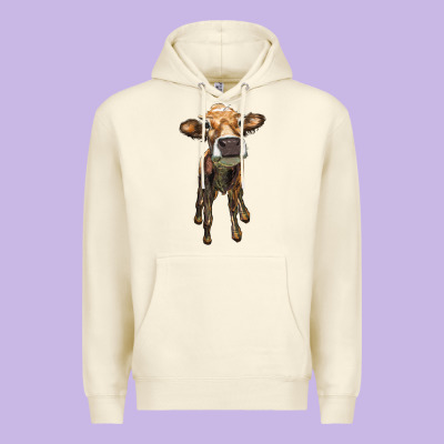 Heifer Cow Premium Hoodie Designed By Ranaportraitstore
