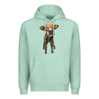 Seafoam heifer cow Premium Hoodie - RanaPortraitStore