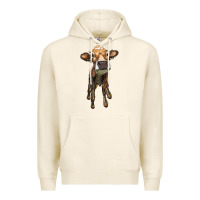 Tofu heifer cow Premium Hoodie - RanaPortraitStore