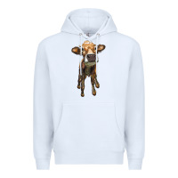 White heifer cow Premium Hoodie - RanaPortraitStore