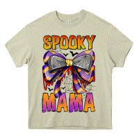 Mossy Spooky Mama Heavy Core Tee - CowhideDigitalArt