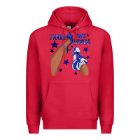 Cardinal I Have Two Moods Royal Blue Sneakers Afro Girl Premium Hoodie - texasbilliewilder
