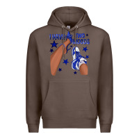 Coffee I Have Two Moods Royal Blue Sneakers Afro Girl Premium Hoodie - texasbilliewilder