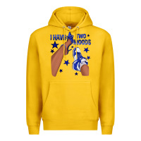 Lemon I Have Two Moods Royal Blue Sneakers Afro Girl Premium Hoodie - texasbilliewilder