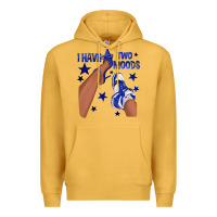 Mustard I Have Two Moods Royal Blue Sneakers Afro Girl Premium Hoodie - texasbilliewilder