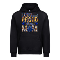 Black loud and proud cheer mom Urban Hoodie - texasbilliewilder