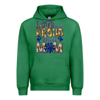 Emerald loud and proud cheer mom Urban Hoodie - texasbilliewilder