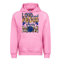 Fuchsia Pink loud and proud cheer mom Urban Hoodie - texasbilliewilder