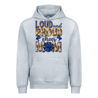 Heather Grey loud and proud cheer mom Urban Hoodie - texasbilliewilder
