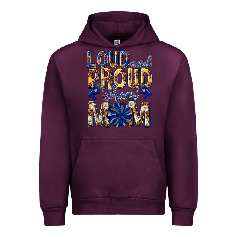 Loud And Proud Cheer Mom Urban Hoodie by texasbilliewilder | Teevron