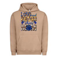 Pigment Burro loud and proud cheer mom Urban Hoodie - texasbilliewilder