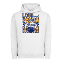 Pigment Lunar Rock loud and proud cheer mom Urban Hoodie - texasbilliewilder